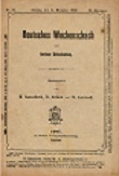 DEUTSCHES WOCHENSCHACH / 1907 vol 23, no 51